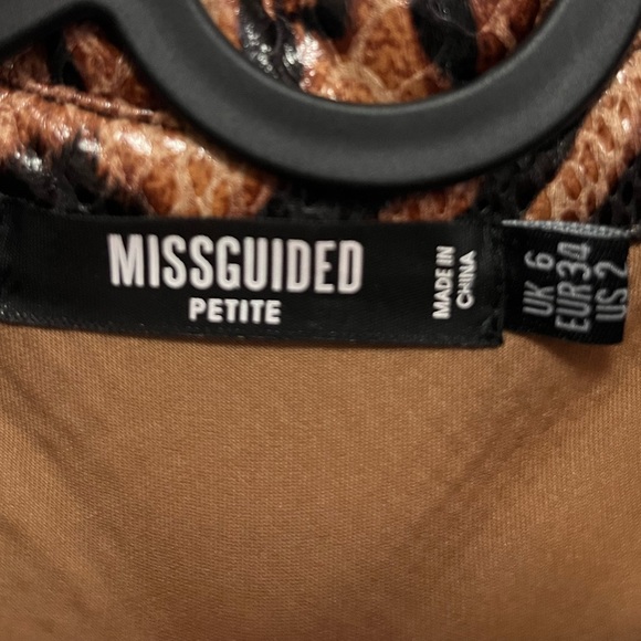 Missguided cheetah print cropped leather jacket - Picture 5 of 6